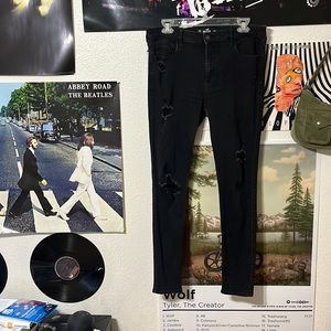 black hollister skinny jeans